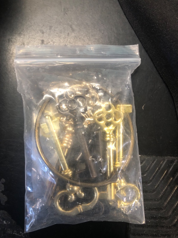 Photo 1 of VIDABTE 12-Key Universal Replacement Skeleton Keys Kit,Skeleton Key Set for Antique Dresser, Chinese Cabinet, Antique Furniture and Old Style Cabinets or Doors (12 pcs)