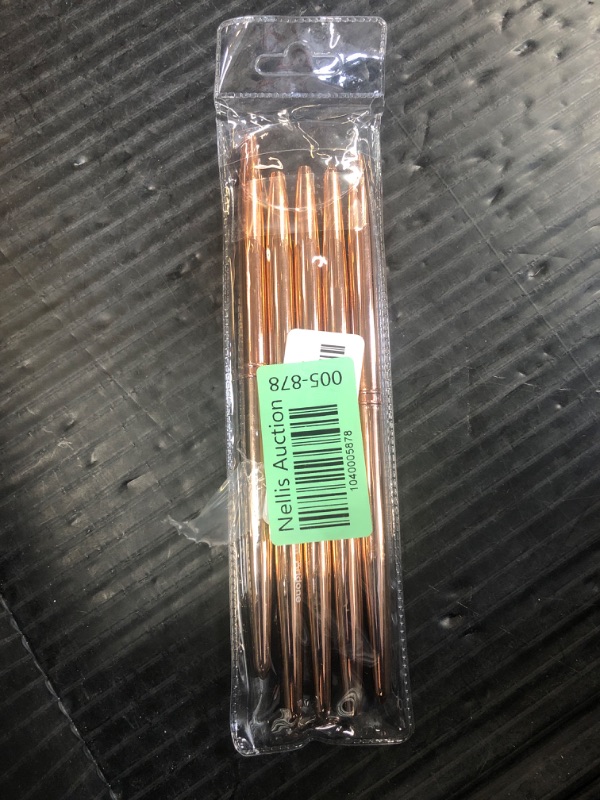 Photo 1 of Artdone Metallic Nail Art Pens, Liner Brushes Set, 5PCS Copper Color Nail Tools For Long Lines, Thin Details, Fine Drawing, Liner Brush UV Gel Polish Painting Nail Design Sizes 5/8/12/20/25mm
