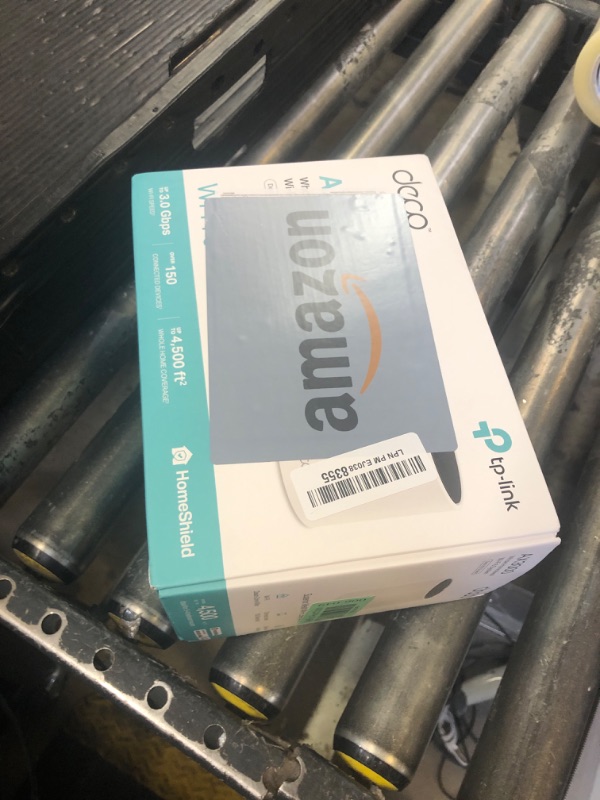 Photo 1 of TP-Link Deco AX3000 WiFi 6 Mesh System - Covers up to 4500 Sq.Ft, Replaces Wireless Router and Extender, 3 Gigabit Ports per Unit, Supports Ethernet Backhaul (Deco X55, 2-Pack)