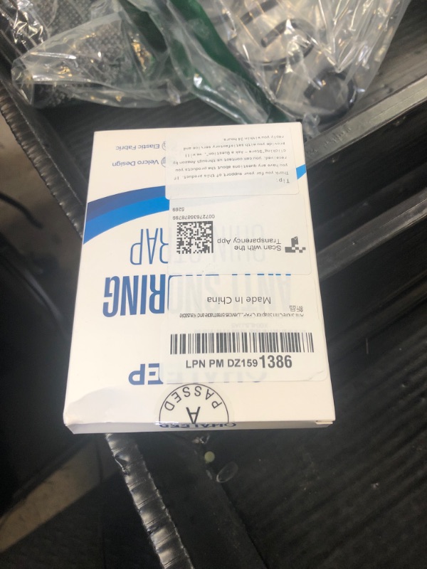 Photo 1 of OHALEEP Chin Strap for Sleeping Comfortable Stop Snoring Solution, Snore Stopper Adjustable, Anti Snoring Devices Breathable and Reusable, Anti Snore Chin Strap for CPAP Users, Black, M