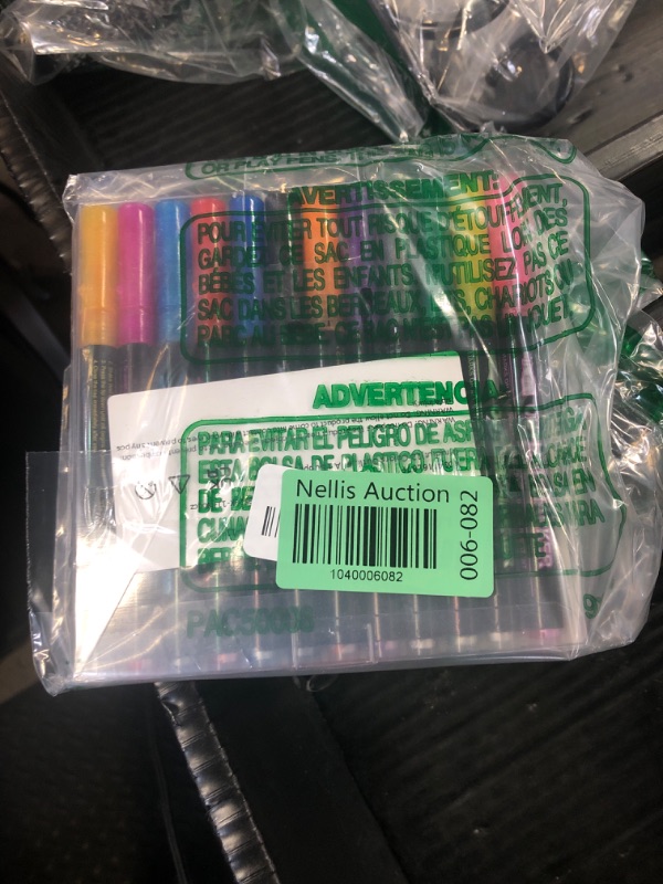 Photo 1 of 12-Color Outline Markers, Double Line Shimmer Glitter Marker for Art, Drawing, Outline Pens Metallic Markers for DIY Cards, Art Supplies