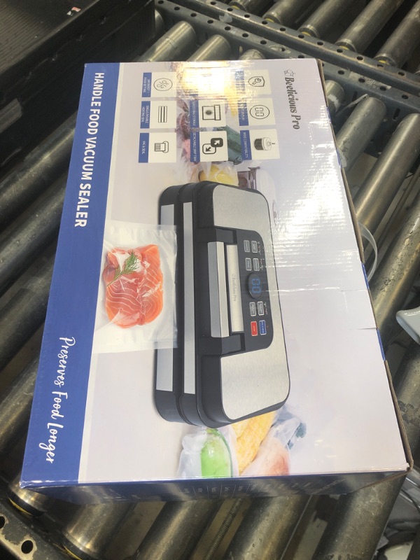 Photo 1 of 95Kpa Powerful Precision Pro Vacuum Sealer, with 10-in-1 Functions, Easy-Lock Handle, Double Heat Seal & Double Pump, Vacuum Sealer Machine for Food with Bags Storage, Built-in Cutter, Stainless Steel