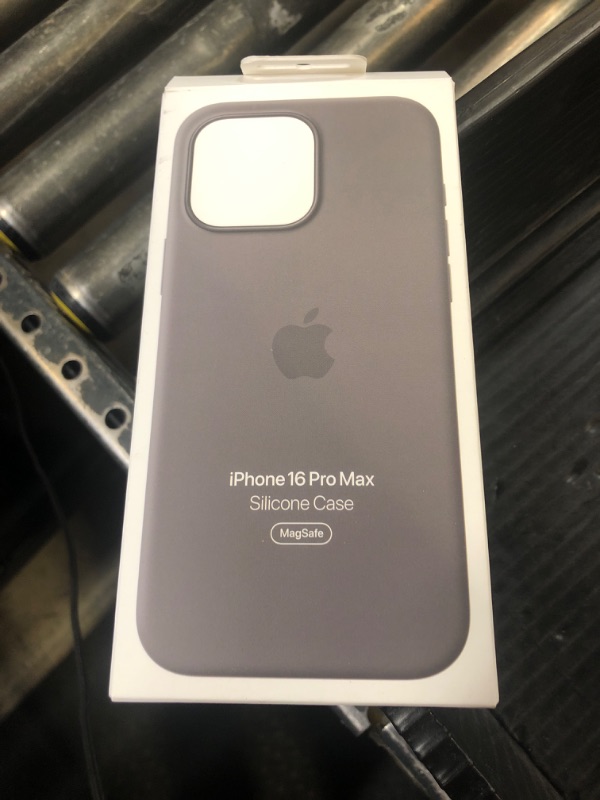 Photo 1 of Apple iPhone 16 Pro Max Silicone Case with MagSafe and Camera Control - Stone Grey ???????