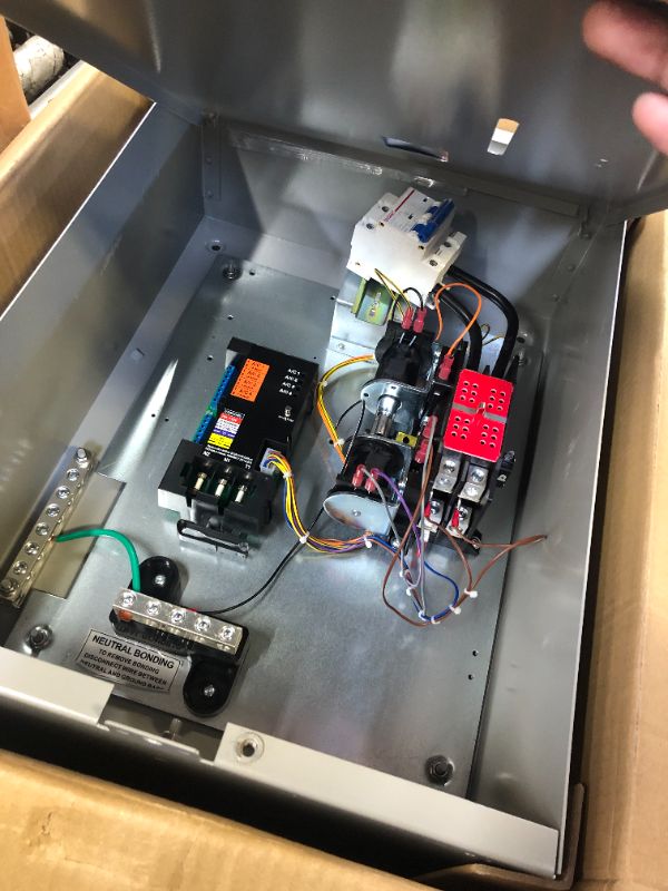 Photo 1 of 100 Amp Single Phase Automatic Transfer Switch, Replace for Generac RXSW100A3, Power Management for Outdoor and Indoor Use, Service Entrance Rated, NEMA 3R Aluminum Enclosure
