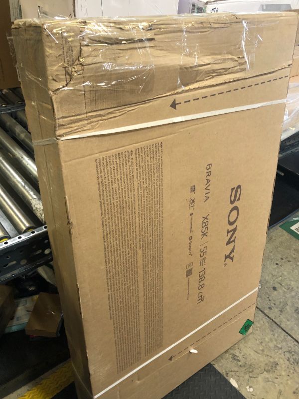 Photo 1 of Sony 55 Inch 4K Ultra HD TV X85K Series: LED Smart Google TV with Dolby Vision HDR and Native 120HZ Refresh Rate KD55X85K- Latest Model, Black