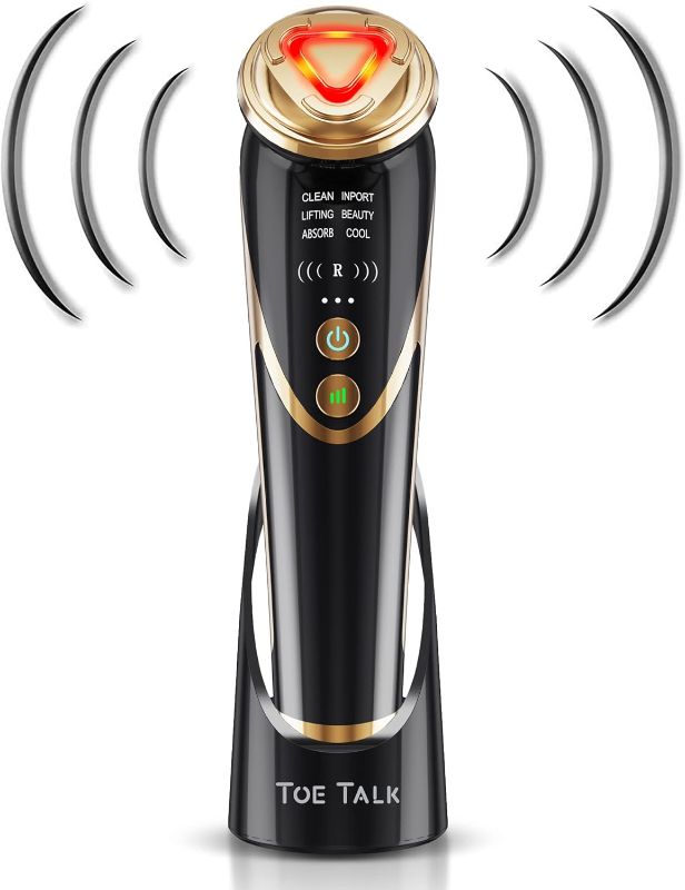 Photo 1 of Radio Frequency Skin Tightening Machine for Face - Facial Neck Anti-Aging Device Microcurrent Lifting Massager Wrinkle Reduction Firming, and Toning - Advanced Technology for Aging Issues