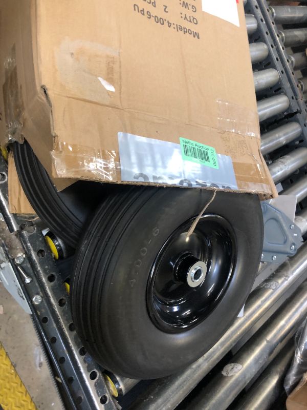 Photo 1 of rubber tire wheels-two pack - 13inch.