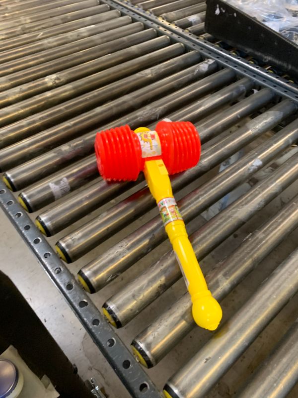 Photo 1 of ArtCreativity Giant Squeaky Hammer, Jumbo 17 Inch Kids’ Squeaking Hammer Pounding Toy, Clown, Carnival, and Circus Birthday Party Favors, Best Gift for Boys and Girls Ages 3 Plus