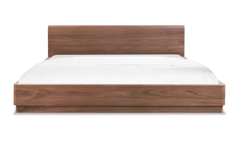 Photo 1 of MOES Round Off Queen Bed Walnut Brown

