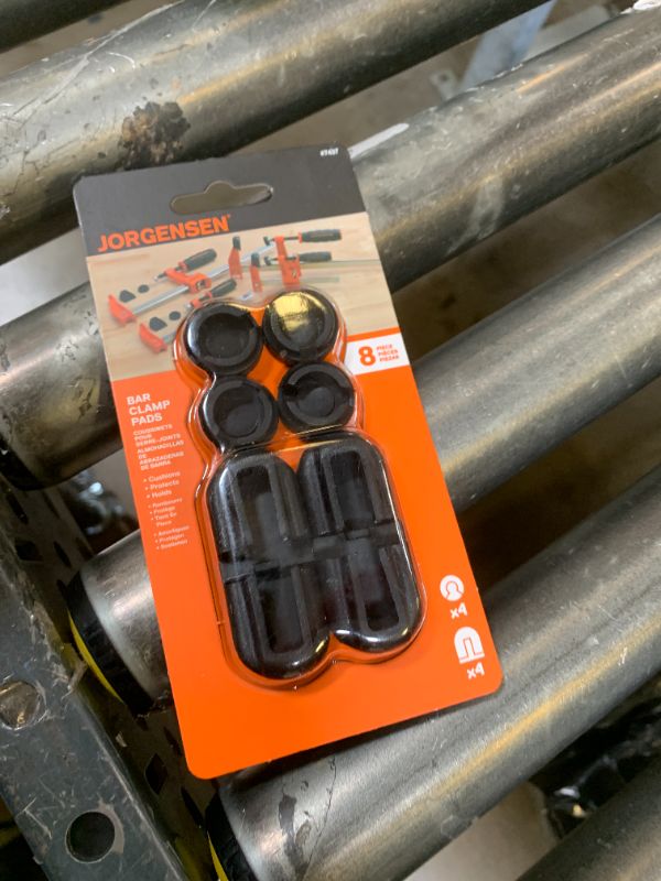 Photo 1 of Pony Jorgensen Adjustable Clamp Jorgensen 7437 Work Protecting Bar Clamp Pads, Black