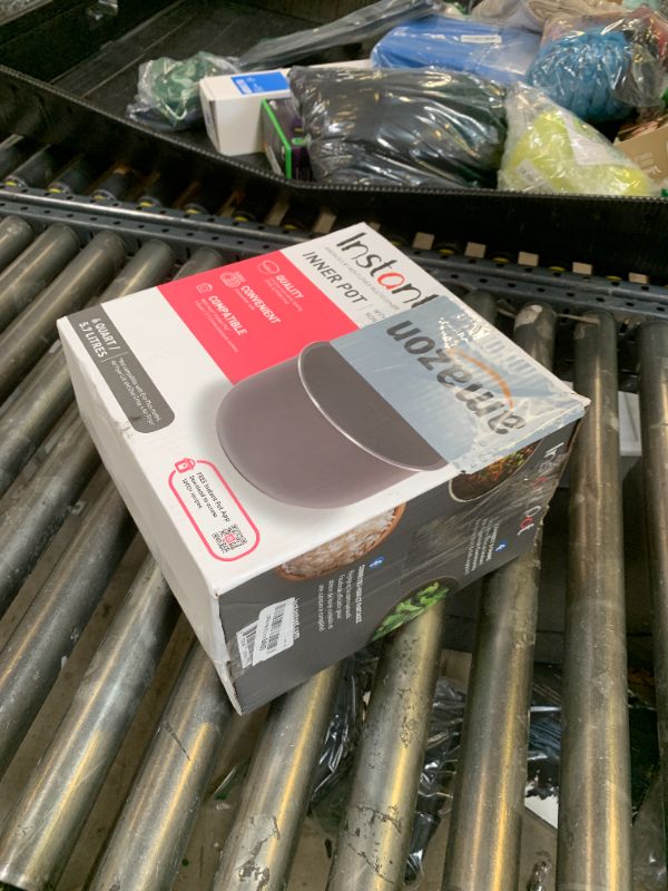 Photo 1 of Instant Pot Ceramic Inner Slow Cooking Pot 6-Qt, Non-Stick Coated Interior, Rice Cooker