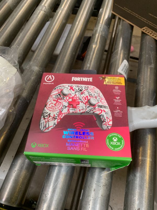 Photo 1 of PowerA Wireless Controller for Xbox Series X|S - Fortnite SE, bonus virtual item included, hall effect thumbsticks, low latency wireless, Officially Licensed - for Xbox Series X|S and works on Xbox One and Windows 10/11, Bonus Virtual Item Included