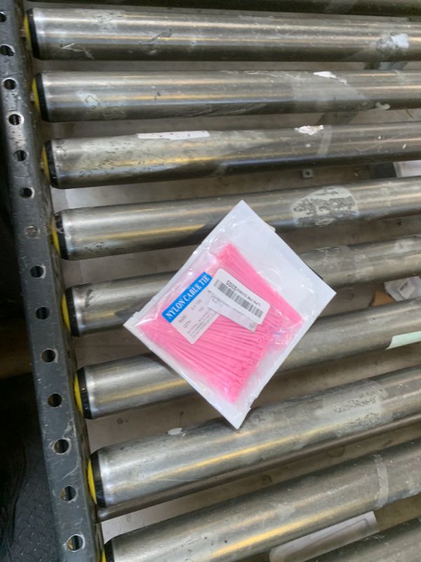 Photo 1 of Mini Skater 4 Inch Multi-Color Multi-Purpose Nylon zip Ties (4 inch, 200pcs Pink)