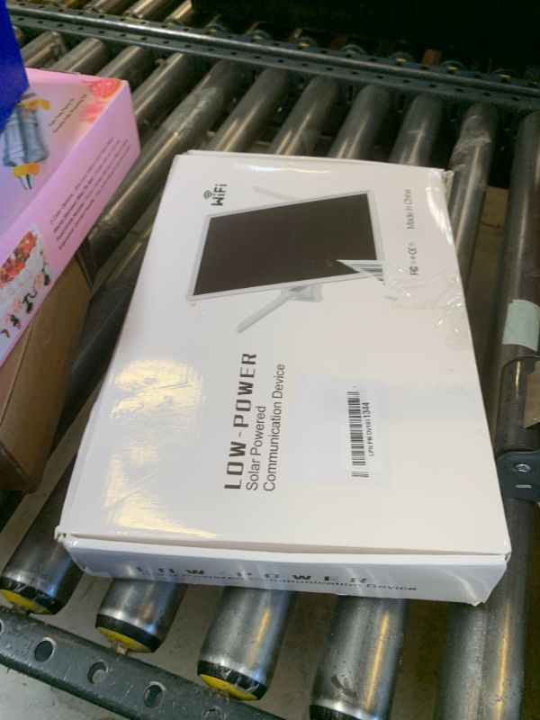 Photo 1 of WiFi Extender Signal Booster Solar Battery Outdoor, Long Range up to 300-feet, Internet 2.4G WiFi Extender Booster, Wireless Signal Booster WiFi Repeater 300Mbps,for 2.4G Modem Router LTE (32 * 25cm)