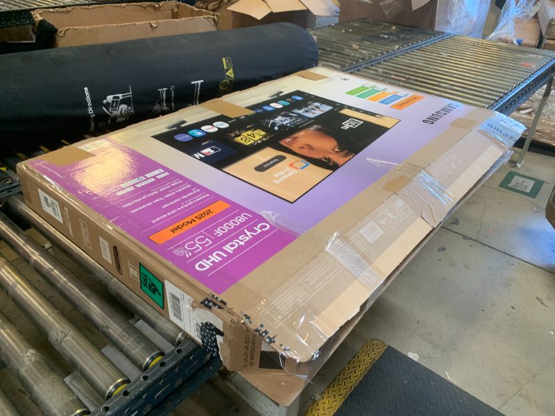 Photo 1 of SAMSUNG 55-Inch Class Crystal UHD U8000F 4K Smart TV (2025 Model) Endless Free Content, Crystal Processor 4K, MetalStream Design, Knox Security, Alexa Built-in