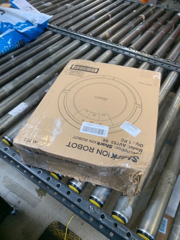 Photo 1 of Shark AV753 ION Robot Vacuum, Tri-Brush System, Wifi Connected, 120 Min Runtime, Works with Alexa, Multi Surface Cleaning, Grey