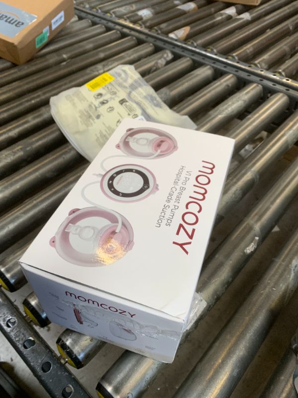 Photo 1 of Momcozy Breast Pump V1 Pro Hospital-Grade, Hands-Free & Portable Wearable Pump, Upgraded Electric Pump with 3 Fine-Tuned Rhythms|15 Levels, Come with Leak-Proof DoubleFit Flange, Cozy Red.