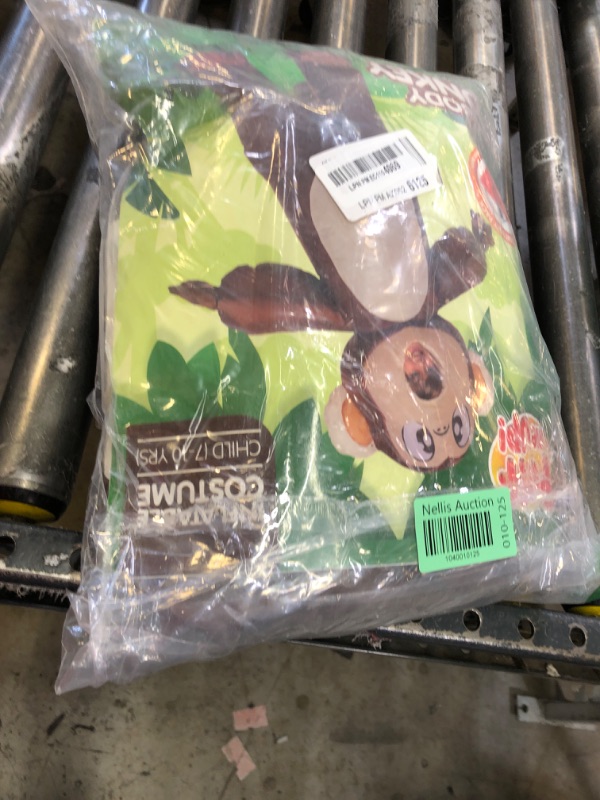 Photo 1 of Spooktacular Creations Kids Inflatable Monkey Costume, Halloween Inflatable Costume for Boys, Full Body Monkey Air Blow Up with Gloves for Halloween Cosplay Dress Up Parties