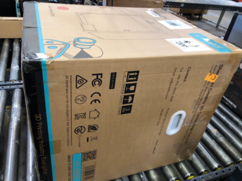 Photo 1 of Creality K1 Max 3D Printer, 600mm/s Max High-Speed 3D Printers with Auto Leveling, Dual Cooling, Smart AI Function and Out-of-The-Box, Large Printing Size 11.81x11.81x11.81in