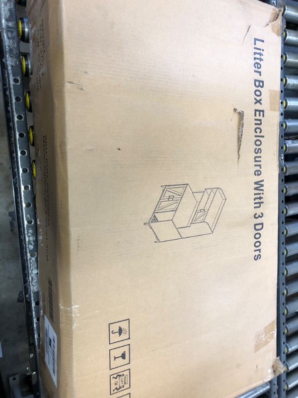 Photo 1 of LITTER BOX ENCLOSURE WITH 3 DOORS 