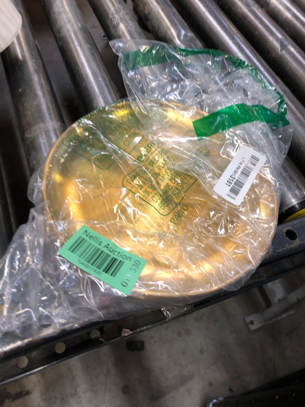 Photo 1 of JOIKIT 6 Pack 8 Inch Gold Stainless Steel Plate, Round Metal Dinner Plates, Kitchenware Dinner Dishes Serving Tray Large Camping Plates for BBQ, Snack, Food Serving, Dishwasher Safe