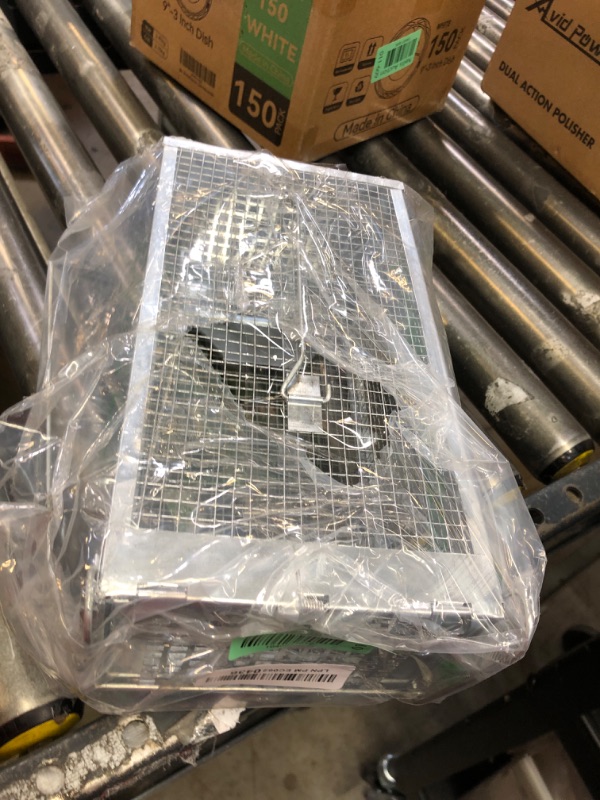 Photo 1 of TeqHome Humane Rat Trap, Small 1-Door Live Chipmunk Trap That Work for Indoor and Outdoor, Easy to Catch and Release Live Animal Traps Mouse Cage Traps for Rodents Mice Voles Hamsters,Reusable & Metal