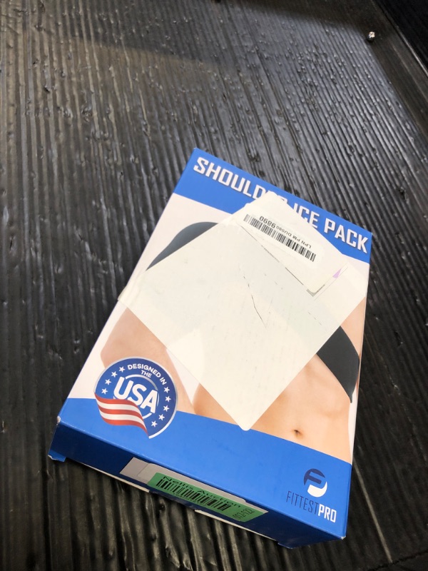 Photo 1 of Fittest Pro Shoulder Ice Pack Wrap, HSA or FSA Eligible, Reusable Cold Therapy Wrap for Tendonitis, Swelling, Rotator Cuff, and Recovery