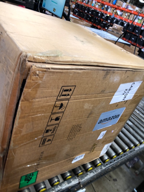 Photo 1 of Box2 of 2 only-Missing box 1 of 2----YITAHOME 5-Piece Outdoor Patio Furniture Dining Set, All-Weather Rattan Conversation Set with Wood Armrest, Soft Cushions and Glass Top Dining Table for Backyard Deck (Black+Light Gray)
