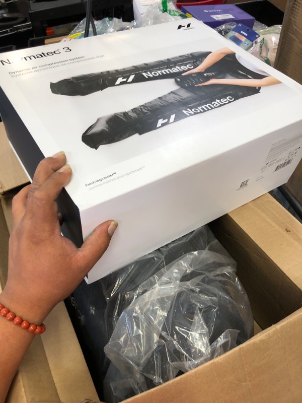 Photo 1 of Hyperice Normatec 3 - Recovery System with Patented Dynamic Compression Massage Technology (Normatec 3 Lower Body (Standard Size Legs + HIPS) FSA-HSA Approved