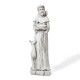Photo 1 of Glitzhome 36.25"H MGO St. Francis Garden Statue with a Bird Feeder