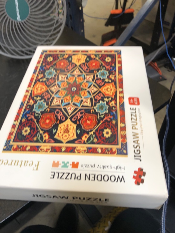 Photo 1 of 1000 Piece Jigsaw Puzzles for Adults Beautiful Mandala Painting Jigsaw Puzzle Flowers 1000 Pieces Puzzles Game Colorful Mandalas Wall Decor DIY Craft Puzzle Fantasy Mandala Flower Art
