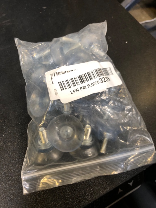 Photo 1 of 30Pcs with M6 Screw Transparent Suction Cup Plastic Sucker Pads without Hooks,for Glass Table Top
