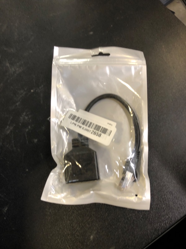 Photo 1 of RJ45 Network Ethernet Adapter Splitter,esbeecables E thernet S plitter 1 Male to 2 Female LAN Ethernet Splitter Adapter Suitable Super Cat5,Cat5e,Cat6,Cat7,Cat 8