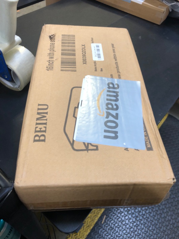 Photo 1 of Beimu Acrylic Monitor Stand Riser Acrylic Laptop Stand Clear Computer Stand Laptop Riser with Storage Desk Organizer Accessories for Home and Office