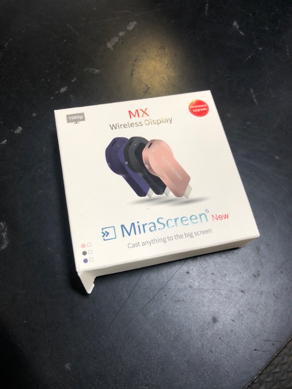 Photo 1 of SmartSee MiraScreen Wireless Display Adapter Dongle 1080P HD Screen Mirroring Media Player TV Stick for Tablet Smartphone Compatible with Miracast Airplay DLNA