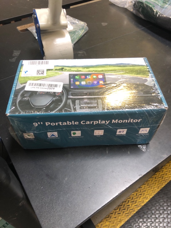 Photo 1 of Wireless Carplay with 4K Dash Cam, 9" Portable Carplay Screen for Car, Apple Carplay & Android Auto Car Satellite Radio with 1080P Backup Camera, GPS Navigation/Mirror Link/Voice Control/Bluetooth