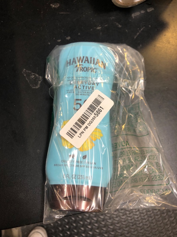 Photo 1 of Hawaiian Tropic Island 8 Ounce Sport Broad Spectrum Sunscreen Lotion with SPF 50