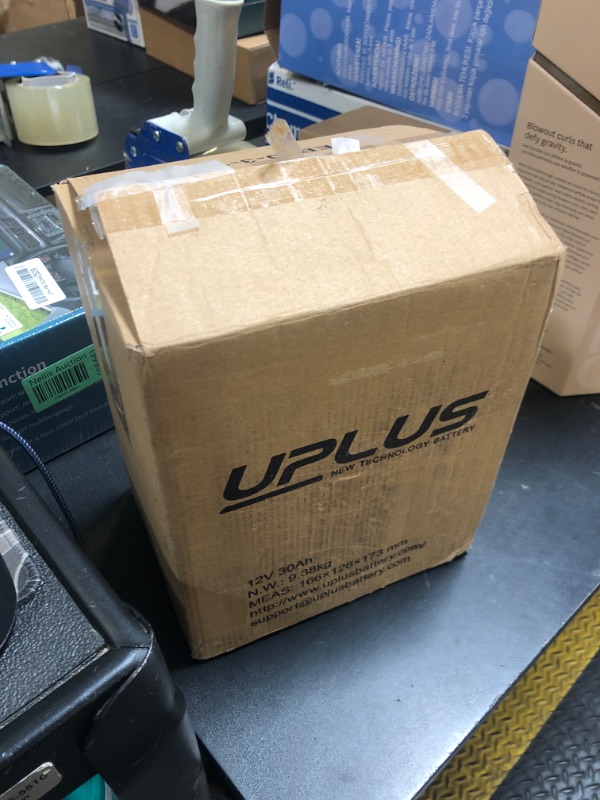 Photo 1 of UPLUS YTX30L-BS Motorcycle Battery, YIX30L-BS Replacement Maintenance Free & High Performance, EB30-3-1 AGM Batteries ETX30L UTV Snowmobile ATV Battery, 12V 30AH 400CCA
