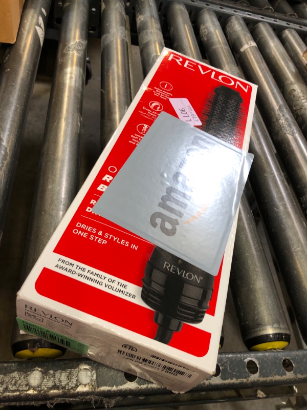 Photo 1 of REVLON One-Step Hair Dryer and Styler - Root Booster Round Brush for Styling, Dryer Brush for Fast and Easy Salon-Quality Blowout, More Shine and Less Frizz (1-1/2 in)
