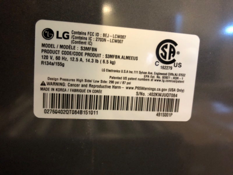 Photo 1 of LG Styler Steam Closet | Clothes Steamer for Garments and Household Item Care | Sanitize, Deodorize, Freshen & Dry with Steam Technology & Moving Hangers| Easy Install | Wi-Fi enabled| Mirror (S3MFBN)