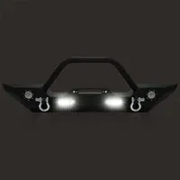 Photo 1 of YIKATOO® Front Bumper for 2007-2018 Jeep Wrangler JK,with LED Lights