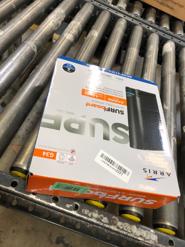 Photo 1 of ARRIS (G34) - Cable Modem Router Combo - Fast DOCSIS 3.1 Gigabit WiFi 6 (AX3000), Approved for Comcast Xfinity, Cox, Spectrum & More, 1 Gbps Max Internet Speeds