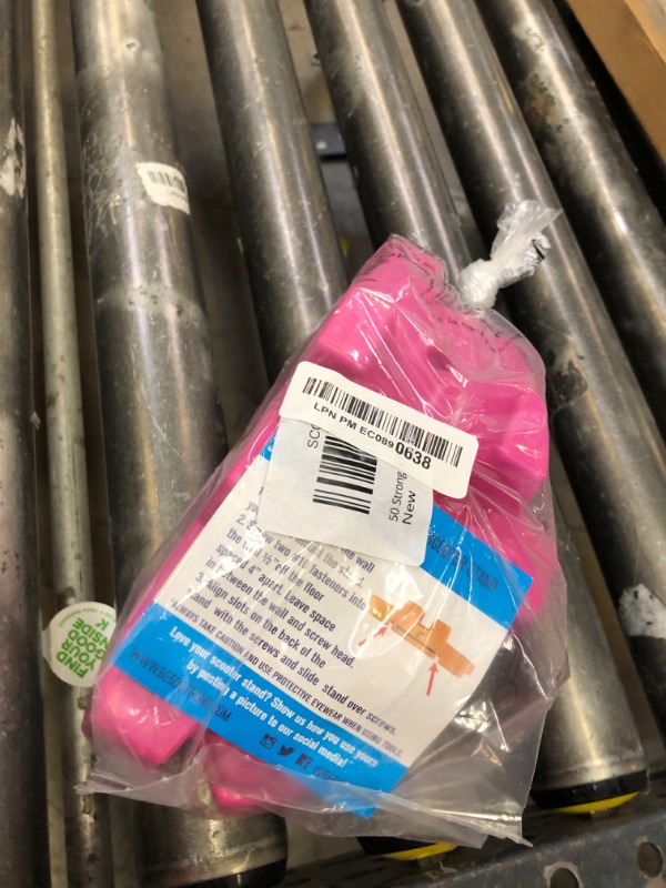 Photo 1 of 50 Strong Scooter Stand - Fits Most Scooters - Interlocking Offset Extra Stable Base - Pink
