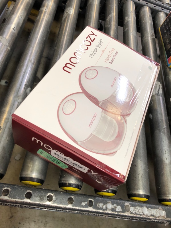 Photo 1 of Momcozy Breast Pump Hands Free Mobile Style | M6, Wearable Breastfeeding Pump Ideal Rhythm for More Milk, DoubleFit Flange More Fit & Discreet with 3 Modes & 9 Levels, 24mm - 2 Pack Quill Gray