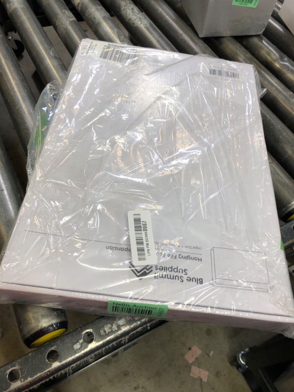 Photo 1 of 25 Blue Summit Supplies Legal Size Hanging File Folders - Assorted Colors, 2" Expansion, Legal Hanging File Folders for Filing Cabinet, 11PT Paper Stock with Tabs and Inserts Included