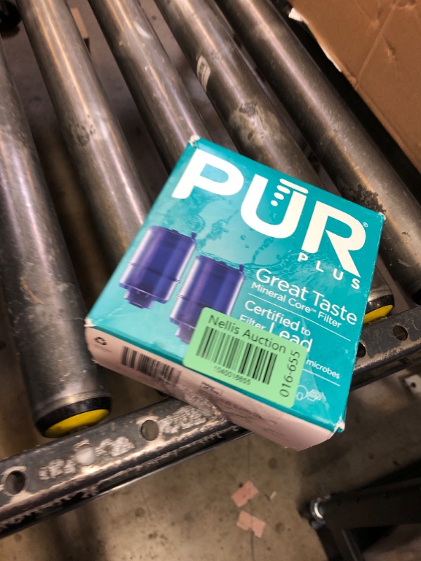 Photo 1 of PUR PLUS Faucet Mount Replacement Filter 2-Pack, Genuine PUR Filter, 3-in-1 Powerful, Natural Mineral Filtration, Lead Removal, 6-Month Value, Blue (RF99992)