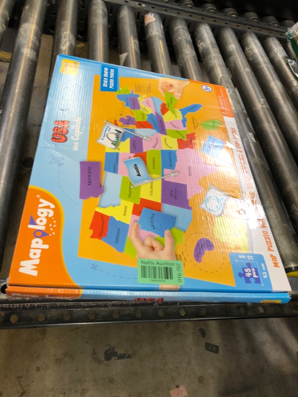 Photo 1 of Imagimake Mapology USA Map with Capitals | Learning States and Capitals | US Geography Toys for Ages 5-7 | Jigsaw Puzzles for Kids Ages 8-10 Years | Educational Toys for Ages 8-13