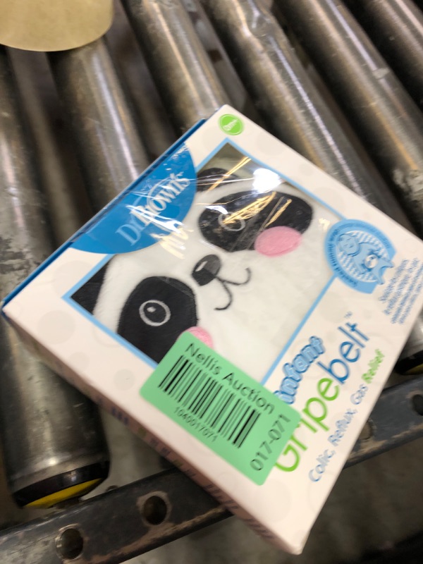 Photo 1 of Dr. Brown's Infant Gripebelt Heated Belly Band, Soothe Baby's Tummy with Gentle Warmth and Compression, Panda, 0m+