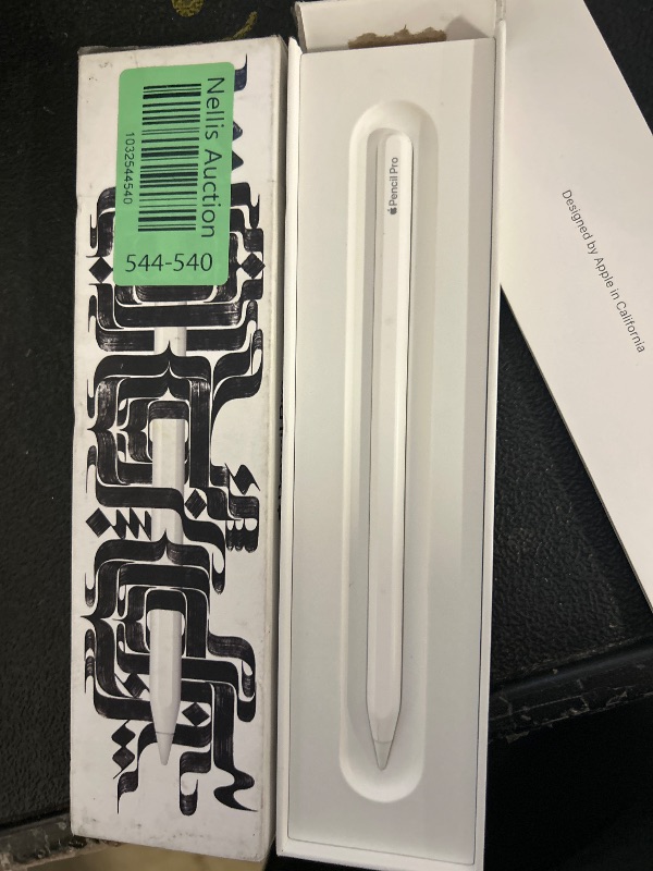 Photo 1 of Apple Pencil Pro: Latest Model - Device Compatibility Check Required - Pixel-Perfect Precision, Tilt and Pressure Sensitivity, Perfect for Note-Taking, Drawing, and Art. Charges and Pairs Magnetically