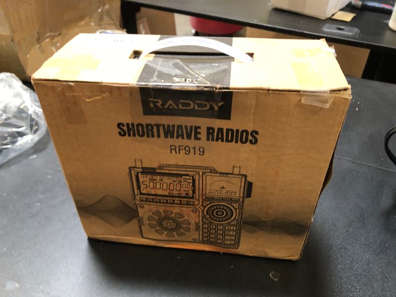 Photo 1 of Raddy RF919 SSB Shortwave Radio with NOAA Weather Band, Full Band FM AM SW VHF UHF AIR CB WB and SSB Receiver, with Antenna Tuner, 3 External Antenna Ports, 5000mAh Rechargeable Battery (Army Green)
